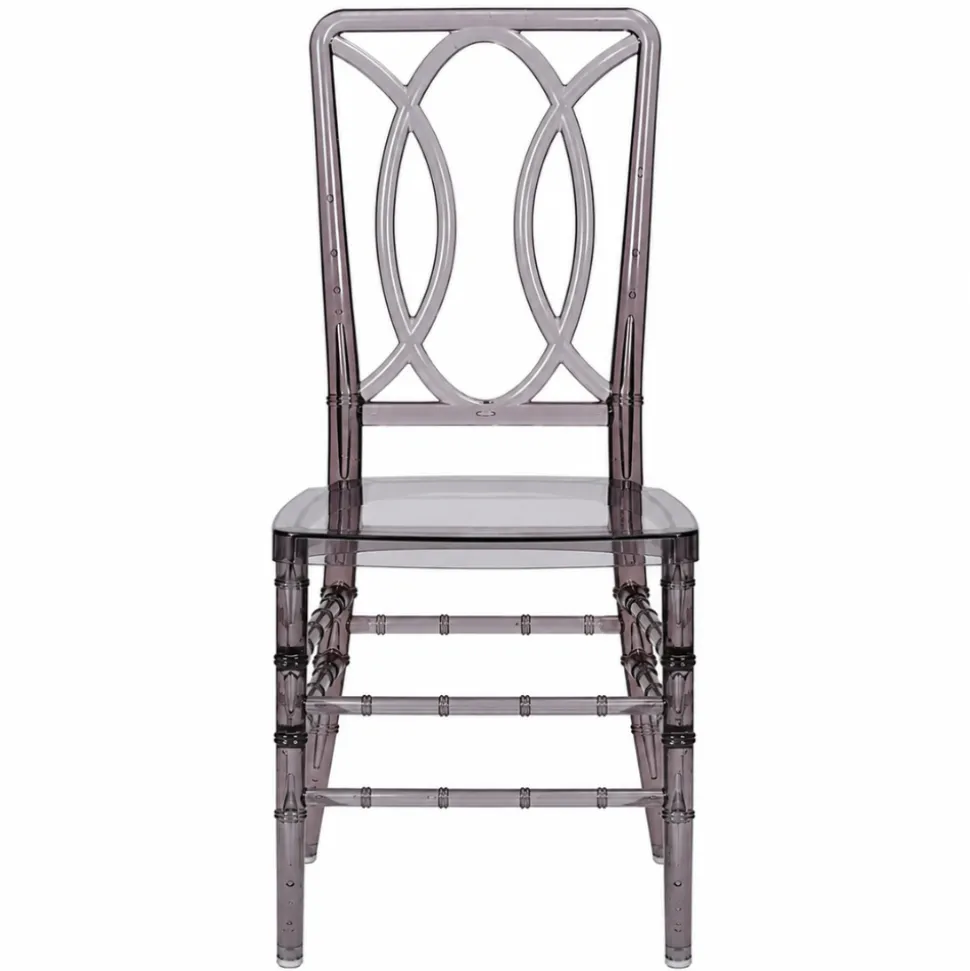 Ghost Chair Olymphia Polycarbonate Ballroom Chair - Smoke Grey