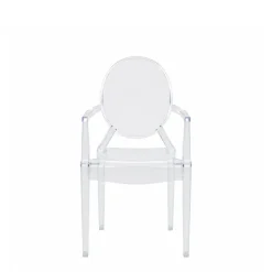 Ghost Chair Polycarbonate with Arms for Kids - Clear