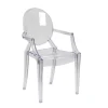 Ghost Chair W/ Arms in Transparent Crystal