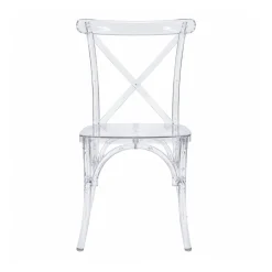 Ghost Crossback Chair - Clear