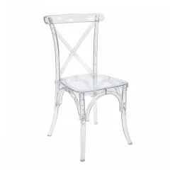 Ghost Crossback Chair - Clear