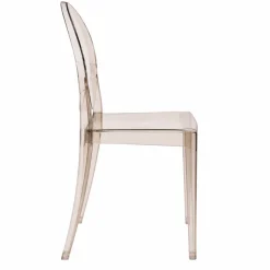 Ghost Dining Polycarbonate Chair - Amber