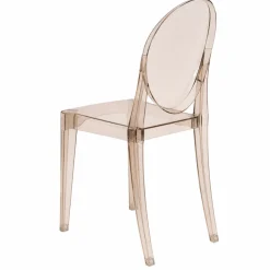 Ghost Dining Polycarbonate Chair - Amber