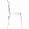 Ghost Polycarbonate Chair - Curve Backrest - Clear