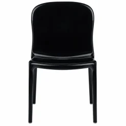 Ghost Polycarbonate Chair - Curve Backrest - Black