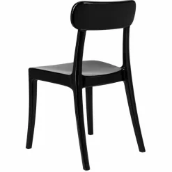 Ghost Polycarbonate Grace Chair - Black