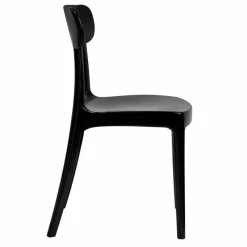 Ghost Polycarbonate Grace Chair - Black