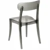 Ghost Polycarbonate Grace Chair - Smoke Grey