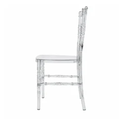 Ghost Polycarbonate Napoleon Dining Chair - Clear