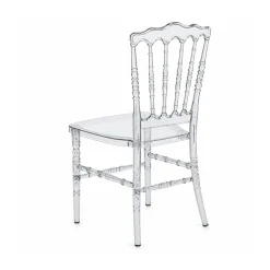 Ghost Polycarbonate Napoleon Dining Chair - Clear