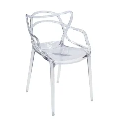 Ghost Resin David Chair - Clear