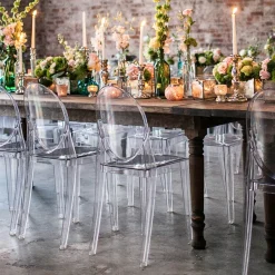 Ghost Side Chair in Transparent Crystal