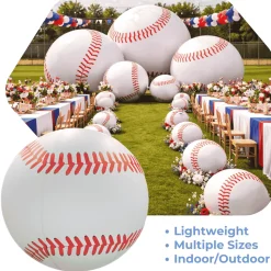 Giant Inflatable Baseball Sphere – Commercial Event Display Decor – Commercial Installation Sizes