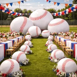 Giant Inflatable Baseball Sphere – Commercial Event Display Decor – Commercial Installation Sizes