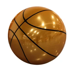 Giant Inflatable Mirror Basketball – Maxorb™ Reflective Sports Event Decor – Commercial Installation Sizes