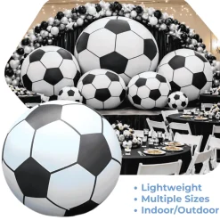 Giant Inflatable Soccer Ball – Commercial Event Display Decor – Commercial Installation Sizes