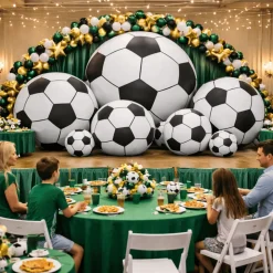 Giant Inflatable Soccer Ball – Commercial Event Display Decor – Commercial Installation Sizes