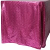 Glitz Sequin 90"x132" Rectangular Tablecloth - Magenta