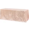 Glitz Sequin 90"x132" Rectangular Tablecloth - Blush/Rose Gold
