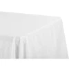 Glitz Sequin 90"x156" Rectangular Tablecloth - White