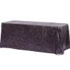 Glitz Sequin 90"x156" Rectangular Tablecloth - Eggplant/Plum