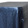 Glitz Sequin 90"x156" Rectangular Tablecloth - Navy Blue (New Tone)