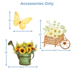 Golden Bloom Foam Core Backdrop Kit by PopScene™
