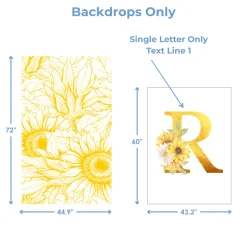 Golden Bloom Foam Core Backdrop Kit by PopScene™