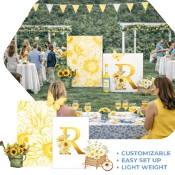 Golden Bloom Foam Core Backdrop Kit by PopScene™