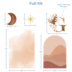 Golden Solace Foam Core Backdrop Kit by PopScene™