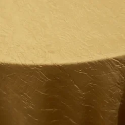 GOLD - *FR* Crushed Taffeta Tablecloth by Eastern Mills - Many Size Options