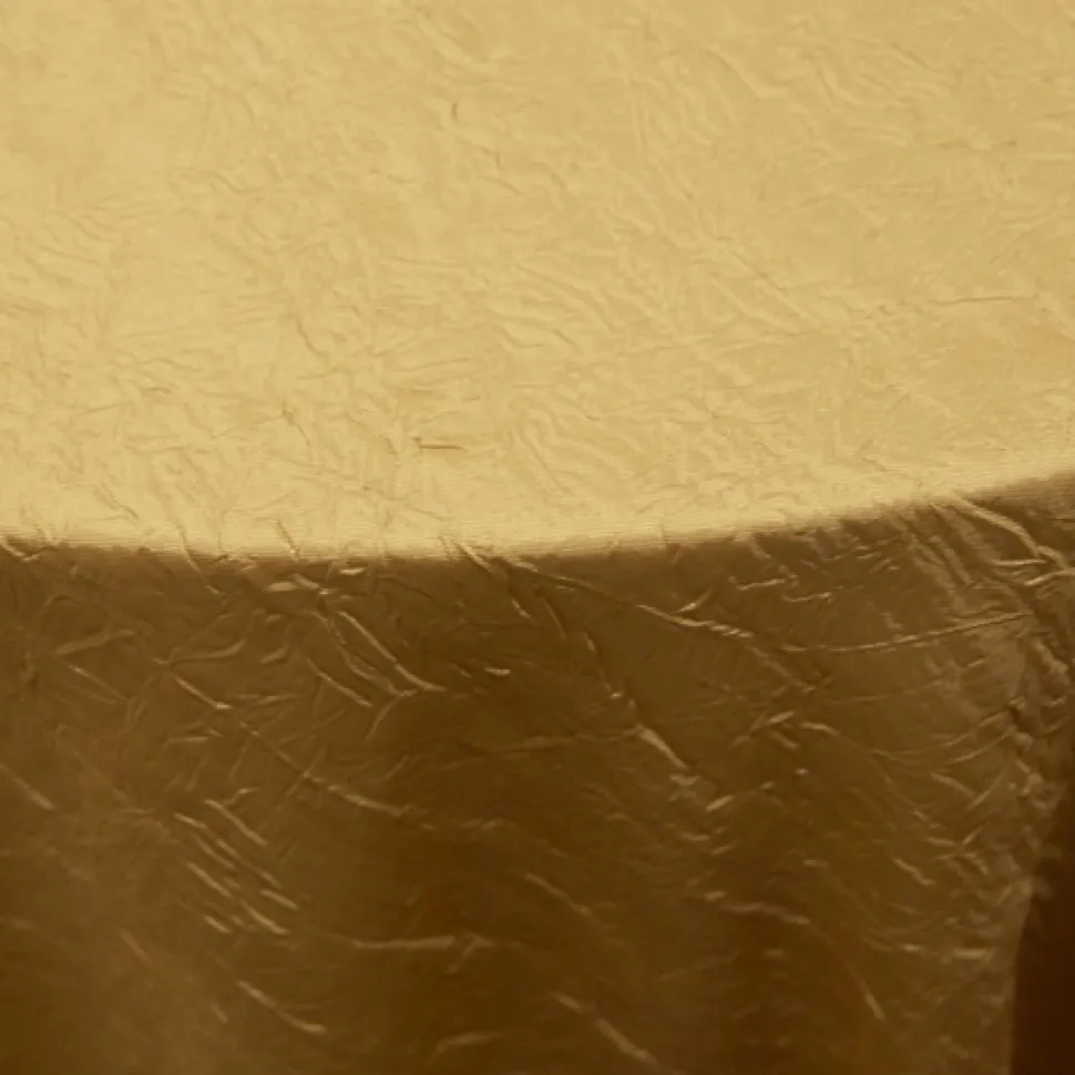 GOLD - *FR* Crushed Taffeta Tablecloth by Eastern Mills - Many Size Options