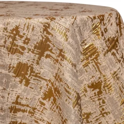 Gold - Fusion Designer Tablecloths by Eastern Mills - Many Size Options