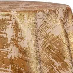 Gold - Fusion Designer Tablecloths by Eastern Mills - Many Size Options