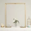 Gold Metal Adjustable Over-the-Table Flower Arch Stand for Wedding Displays