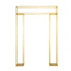Gold Metal Rectangular Endless Frame Wedding Arch - 5.5ft wide x 8ft tall