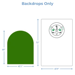 Golf Adventure Foam Core Backdrop Kit by PopScene™