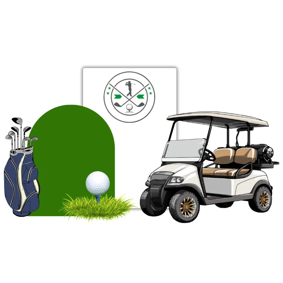Golf Adventure Foam Core Backdrop Kit by PopScene™