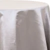 Gray - Royal Slub Designer Tablecloth - Many Size Options