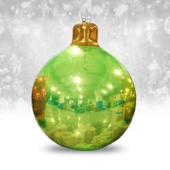 Green Giant Inflatable Christmas Ornament – Maxorb™ Holiday Event Decor – Commercial Installation Sizes