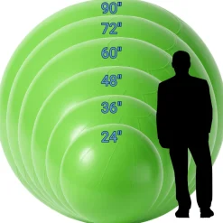 Green Giant Inflatable Modern Ball Sphere – Maxorb™ Event Decor – Commercial Installation Sizes