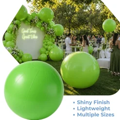 Green Giant Inflatable Modern Ball Sphere – Maxorb™ Event Decor – Commercial Installation Sizes
