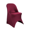 200 GSM Grade A Quality Folding Chair Cover By Eastern Mills - Spandex/Lycra - Burgundy