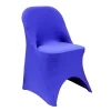 200 GSM Grade A Quality Folding Chair Cover By Eastern Mills - Spandex/Lycra - Royal Blue