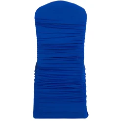 200 GSM Grade A Quality Ruched Chair Cover By Eastern Mills - Spandex/Lycra - Royal Blu