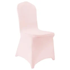 200 GSM Grade A Quality Spandex (Lycra) Banquet & Wedding Chair Cover By Eastern Mills in Blush Color