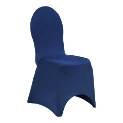 200 GSM Grade A Quality Spandex (Lycra) Banquet & Wedding Chair Cover By Eastern Mills in Navy Blue Color