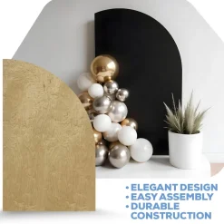 Half Arch Collapsing Chiara Wall Panel (Left Leaning) - Select Your Size!