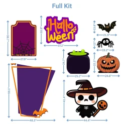 Halloween 2 Foam Core Birthday Backdrop Kit by PopScene™