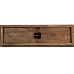 HERCULES Antique Rustic, Solid Pine Folding Farm Bench - 40" x 12"